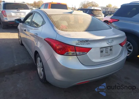 2013 Hyundai Elantra Gls from USA, damaged, VIN KMHDH4AE7DU724824